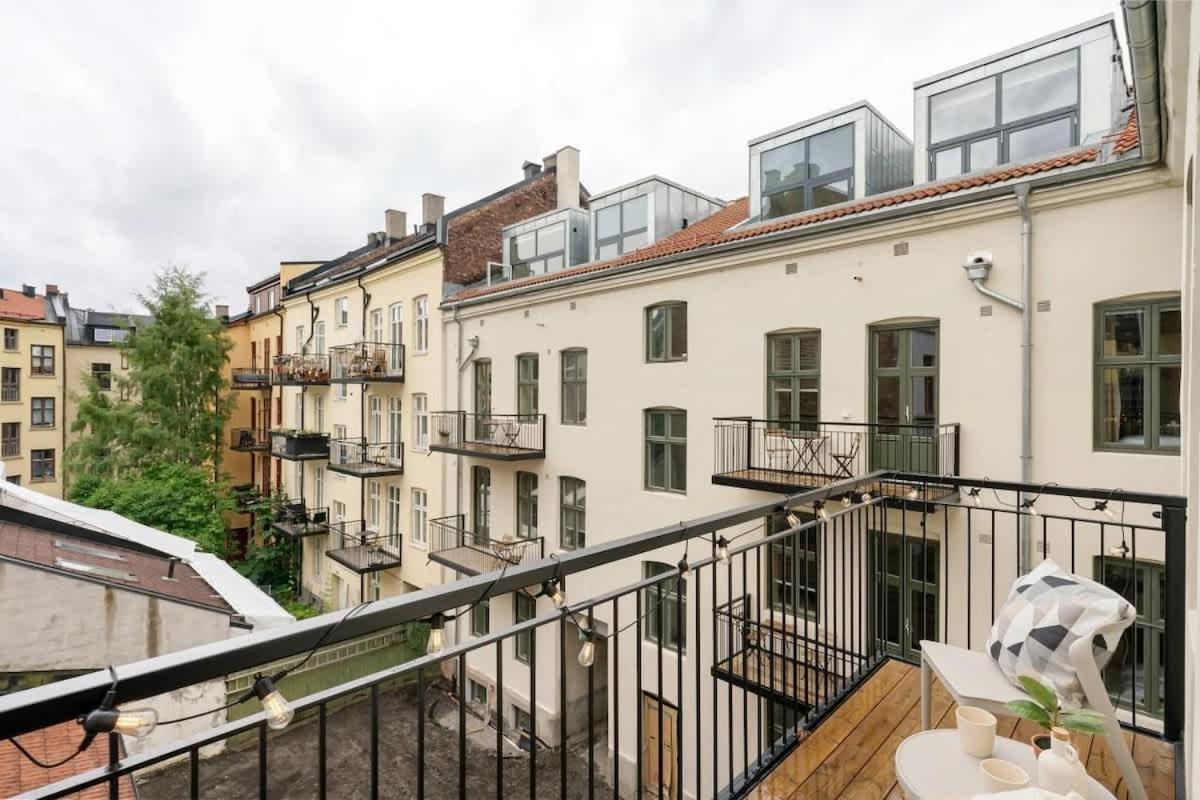 Dinbnb Apartments Gruenerlokka I 2-Bedroom With Double Queen Room & Balcony Осло Екстериор снимка